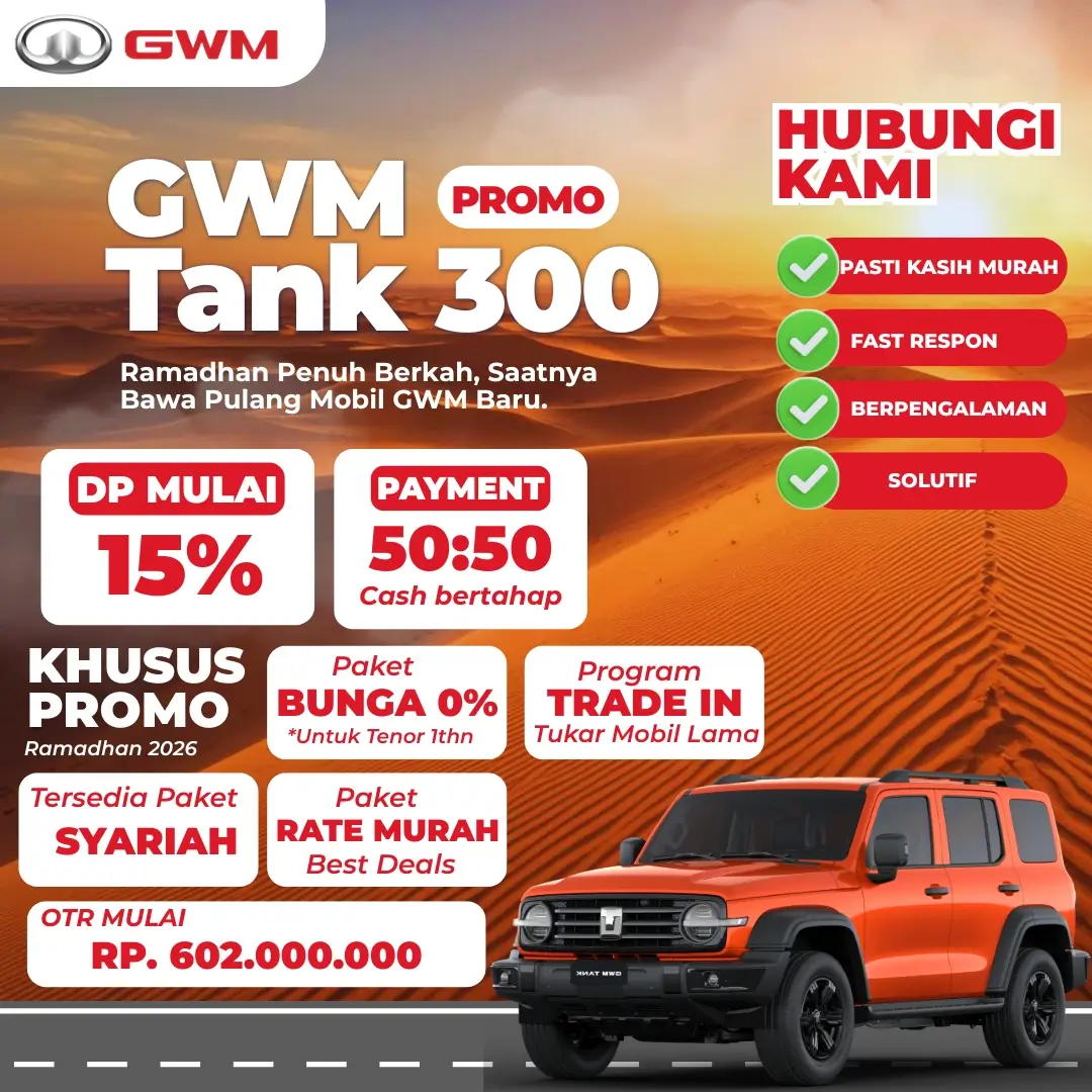 Promo Ramadhan GWM Tank 300 - Aldi GWM Jakarta