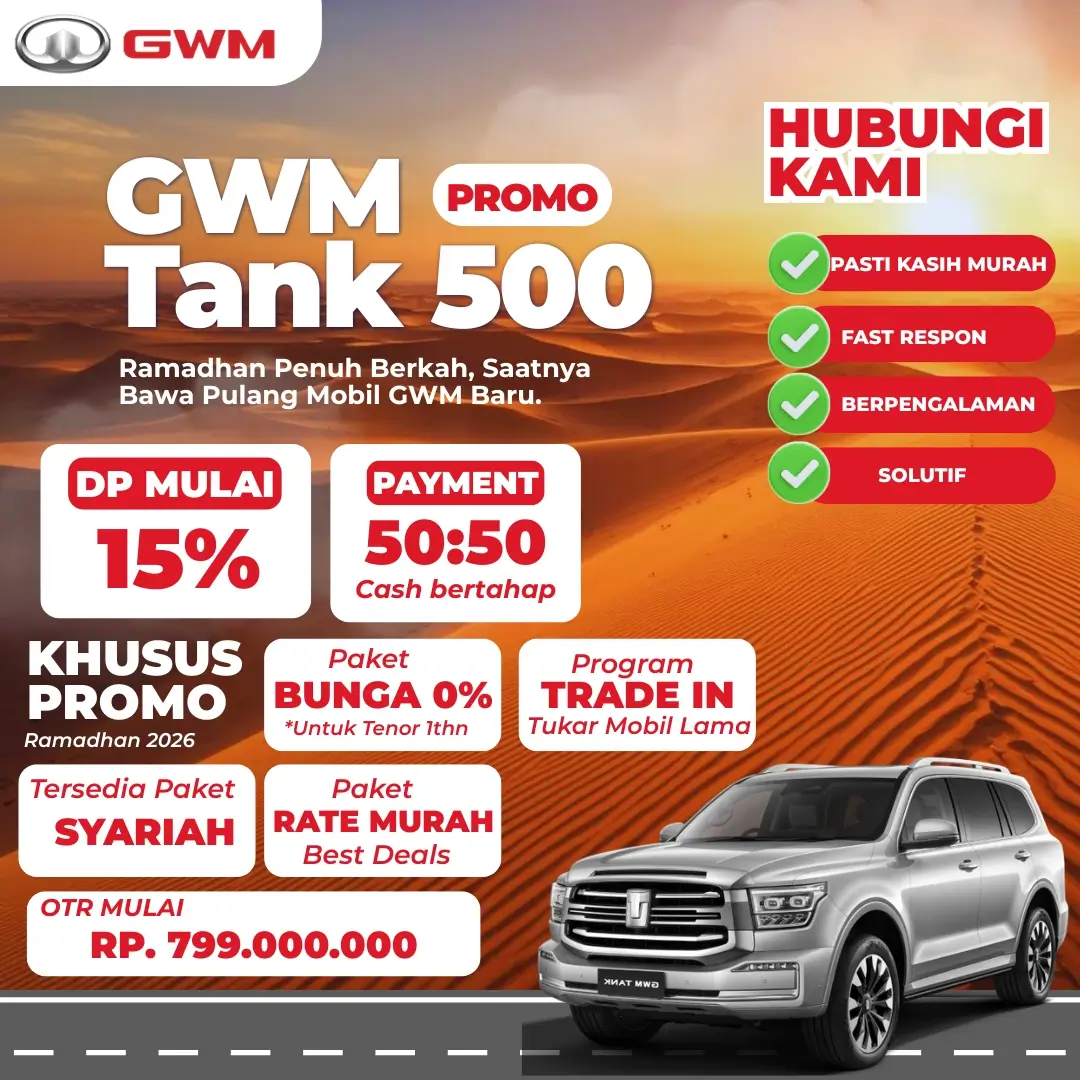 Promo Ramadhan GWM Tank 500 - Aldi GWM Jakarta